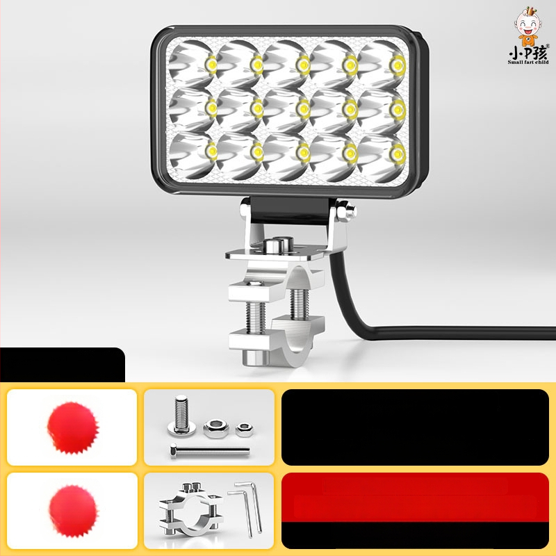 Εξωτερικός LED προβολέας για ηλεκτρικά οχήματα, μοντέλο WF16, DC 12-90V, ενιαίο εξάρτημα