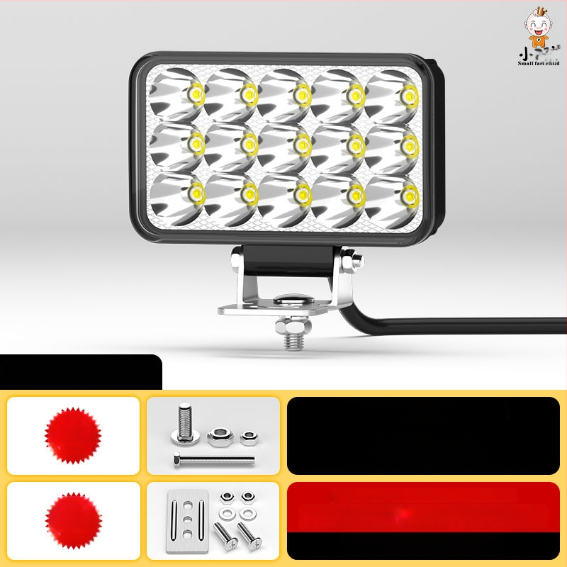 Εξωτερικός LED προβολέας για ηλεκτρικά οχήματα, μοντέλο WF16, DC 12-90V, ενιαίο εξάρτημα