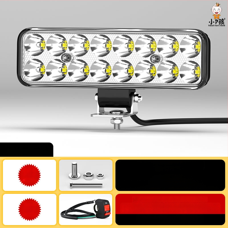 Εξωτερικός LED προβολέας για ηλεκτρικά οχήματα, μοντέλο WF16, DC 12-90V, ενιαίο εξάρτημα
