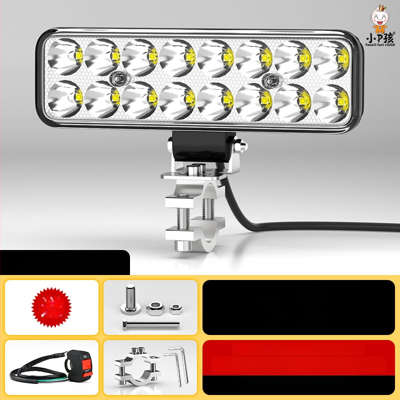 Εξωτερικός LED προβολέας για ηλεκτρικά οχήματα, μοντέλο WF16, DC 12-90V, ενιαίο εξάρτημα