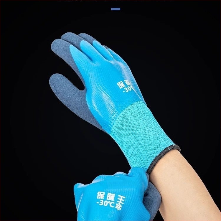 Lateksa gumijas cimdi makšķerēšanai un ražām – ūdensdrošas, izturīgas pret caurumiem, pret griezumu un pret ieduršanu, pieaugušo izmērs