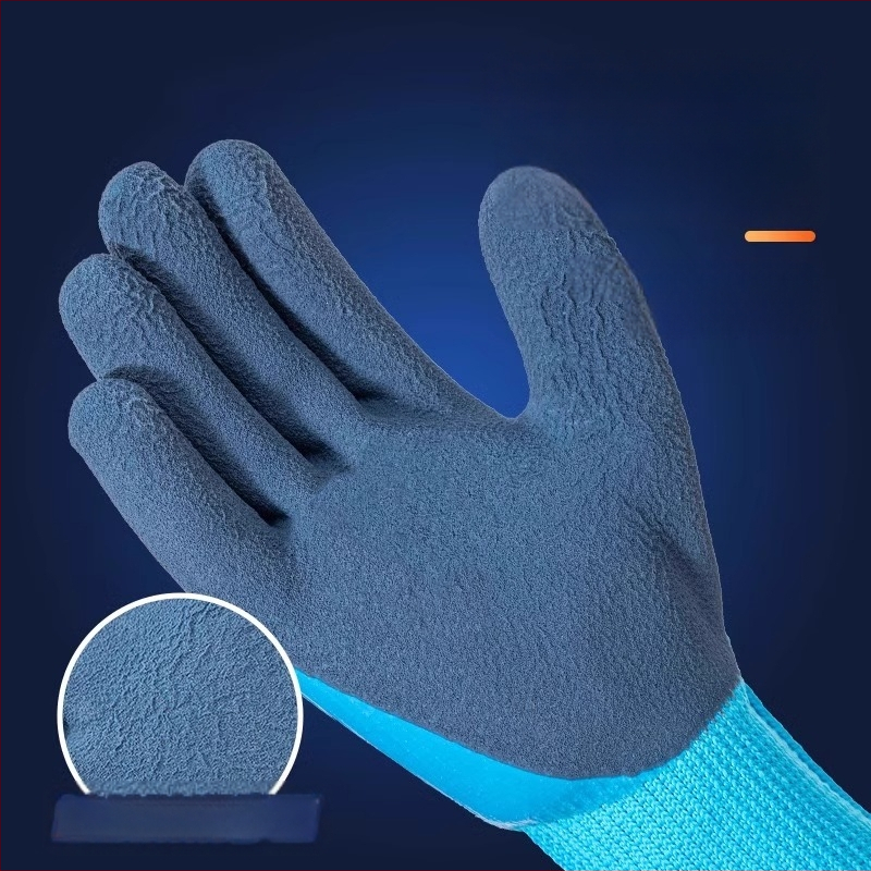 Lateksa gumijas cimdi makšķerēšanai un ražām – ūdensdrošas, izturīgas pret caurumiem, pret griezumu un pret ieduršanu, pieaugušo izmērs