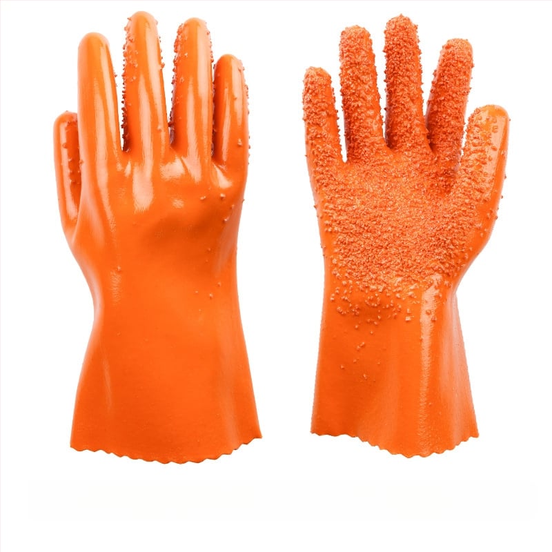 Hongshan darba cimdi, eļļas noturīgi, ūdensdroši, pretslīdēji, ar dip gumijas pārklājumu, 165 g, mehāniskās iekārtas darbībai un iekārtu apkopei