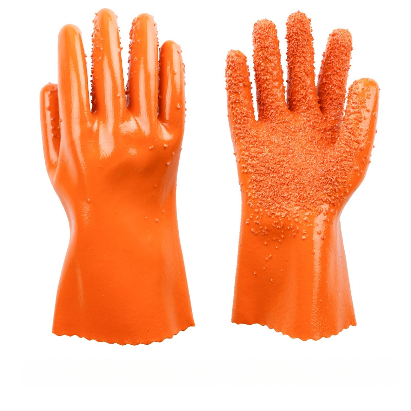 Hongshan darba cimdi, eļļas noturīgi, ūdensdroši, pretslīdēji, ar dip gumijas pārklājumu, 165 g, mehāniskās iekārtas darbībai un iekārtu apkopei