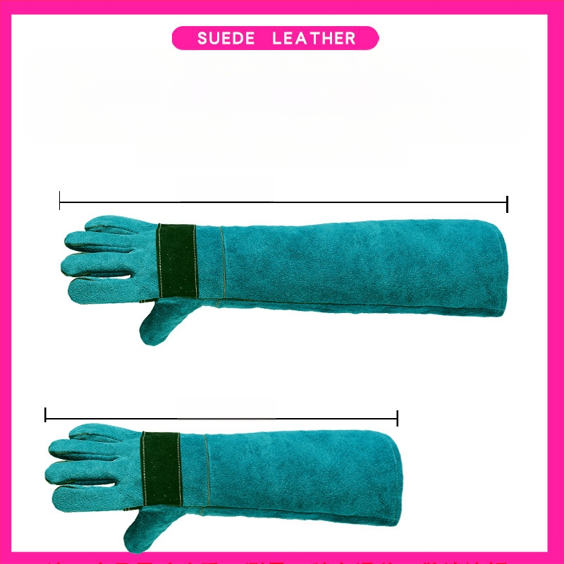 Da Heng ādas cimdi pret kodumu mācībām mājdzīvniekiem, gari aizsargājošie cimdi