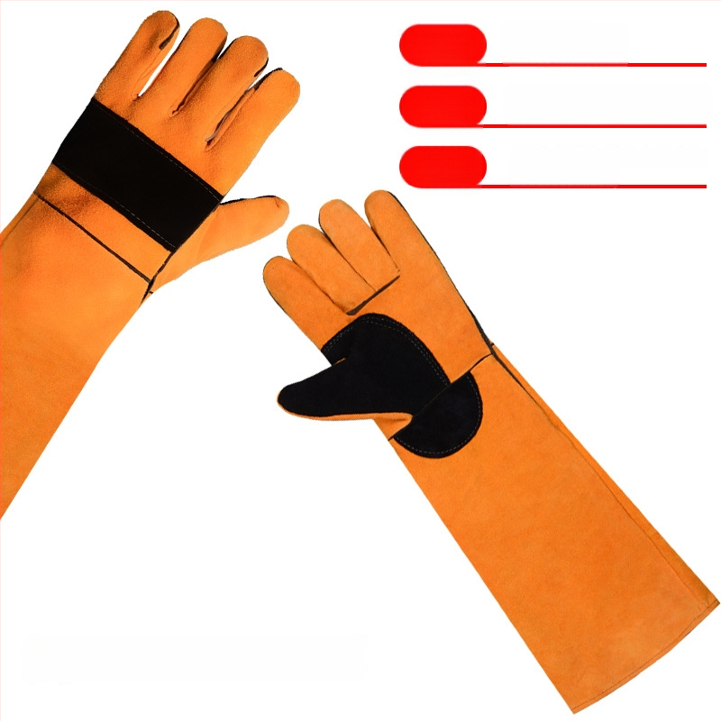 Da Heng ādas cimdi pret kodumu mācībām mājdzīvniekiem, gari aizsargājošie cimdi