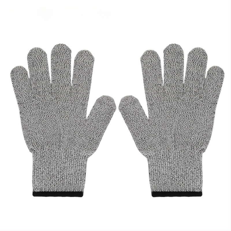 HPPE 5. pakāpes griezumizturīgas cimdi, pārtikas kvalitāte, dārza ražas vākšanai, adīti, bērniem un pieaugušajiem, darba aizsardzība