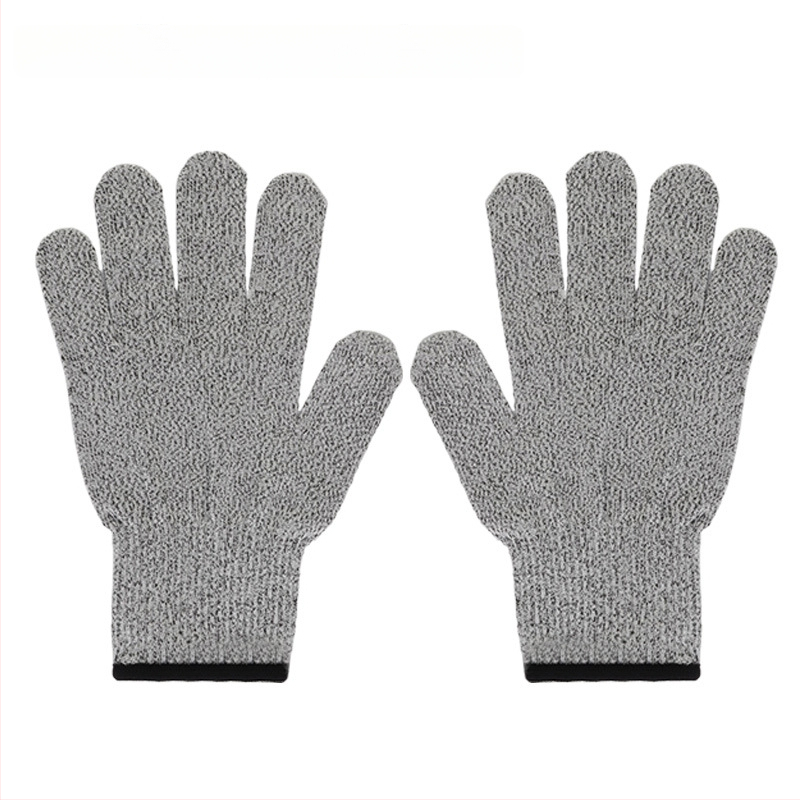 HPPE 5. pakāpes griezumizturīgas cimdi, pārtikas kvalitāte, dārza ražas vākšanai, adīti, bērniem un pieaugušajiem, darba aizsardzība