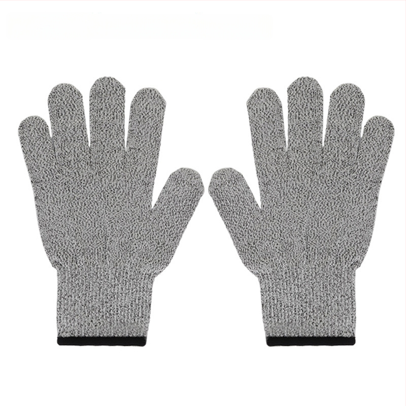 HPPE 5. pakāpes griezumizturīgas cimdi, pārtikas kvalitāte, dārza ražas vākšanai, adīti, bērniem un pieaugušajiem, darba aizsardzība