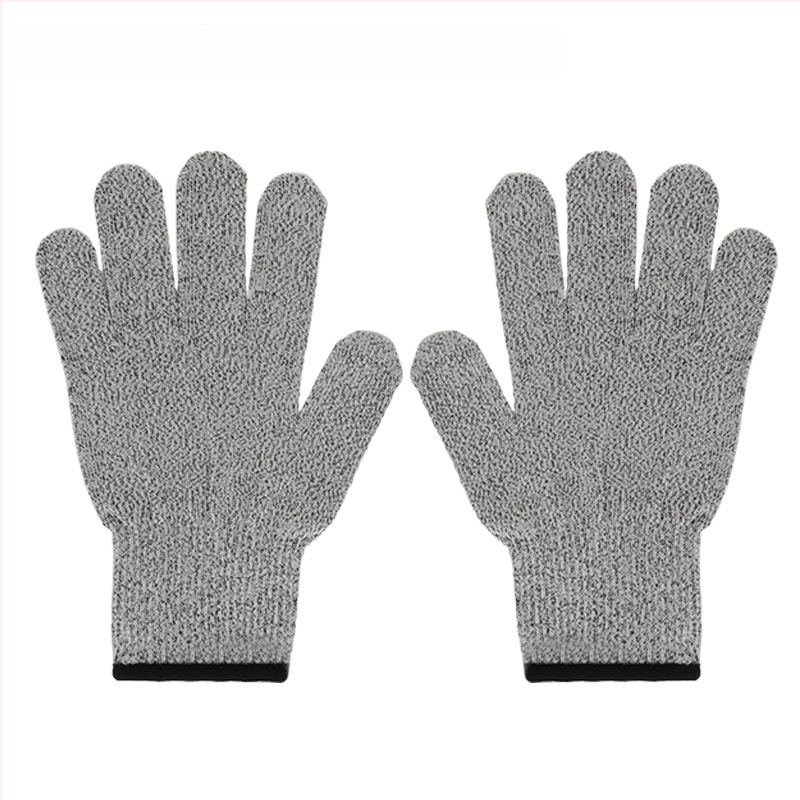 HPPE 5. pakāpes griezumizturīgas cimdi, pārtikas kvalitāte, dārza ražas vākšanai, adīti, bērniem un pieaugušajiem, darba aizsardzība