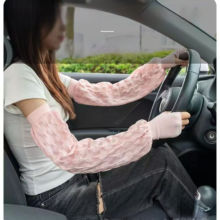 Μανίκια προστασίας από τον ήλιο για καλοκαίρι - Πολυεστέρας, περιεκτικότητα ύλης >96%, Γλυκό στυλ, Καλοκαίρι 2025