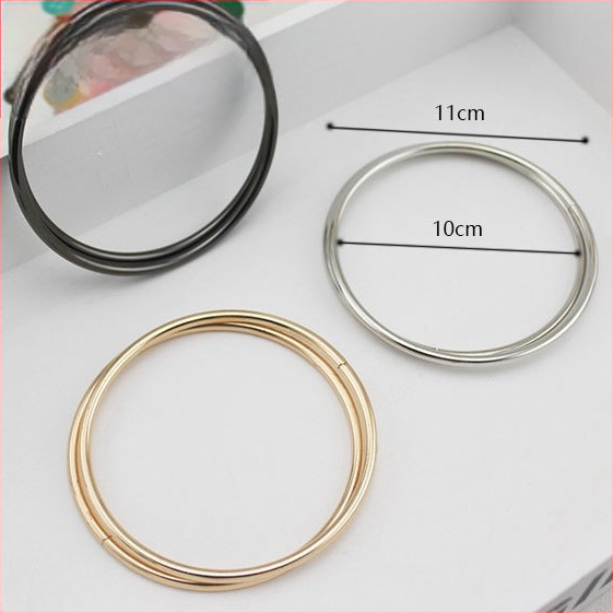 Дръжка за чанта - D-образен пръстен хардуер, висококачествени метални аксесоари, DIY