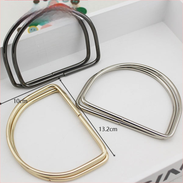 Дръжка за чанта - D-образен пръстен хардуер, висококачествени метални аксесоари, DIY