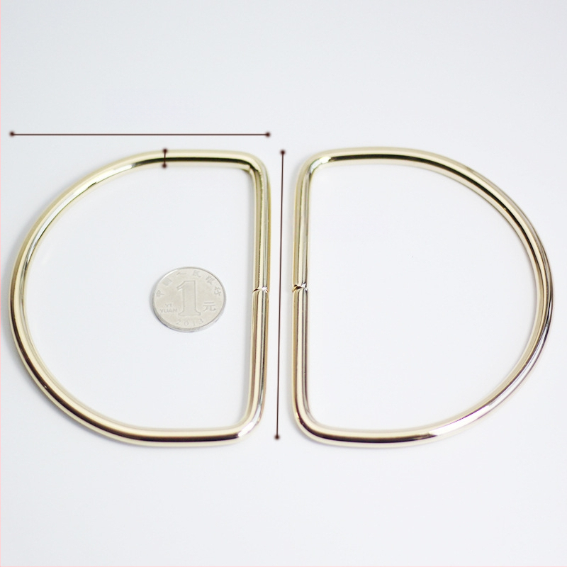 Дръжка за чанта - D-образен пръстен хардуер, висококачествени метални аксесоари, DIY