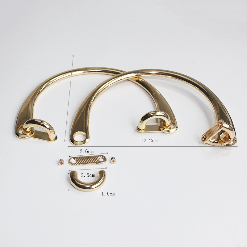 Дръжка за чанта - D-образен пръстен хардуер, висококачествени метални аксесоари, DIY