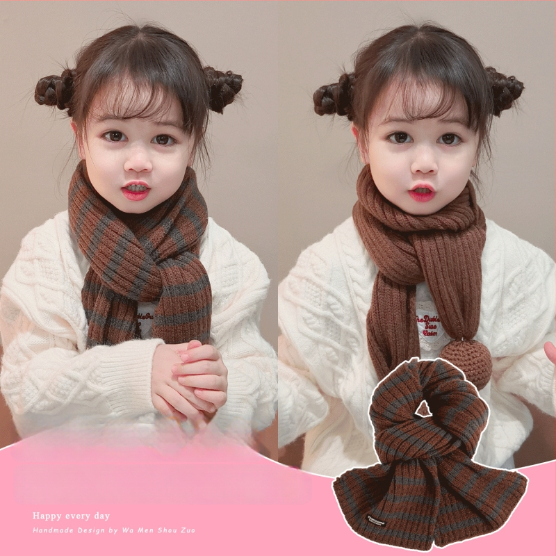 Πλεκτός καρό κασκόλ για κορίτσια — λαιμό-θερμαντήρας για τον χειμώνα, σχέδιο φθινόπωρο-χειμώνα 2025, ζεστό και προστατευτικό