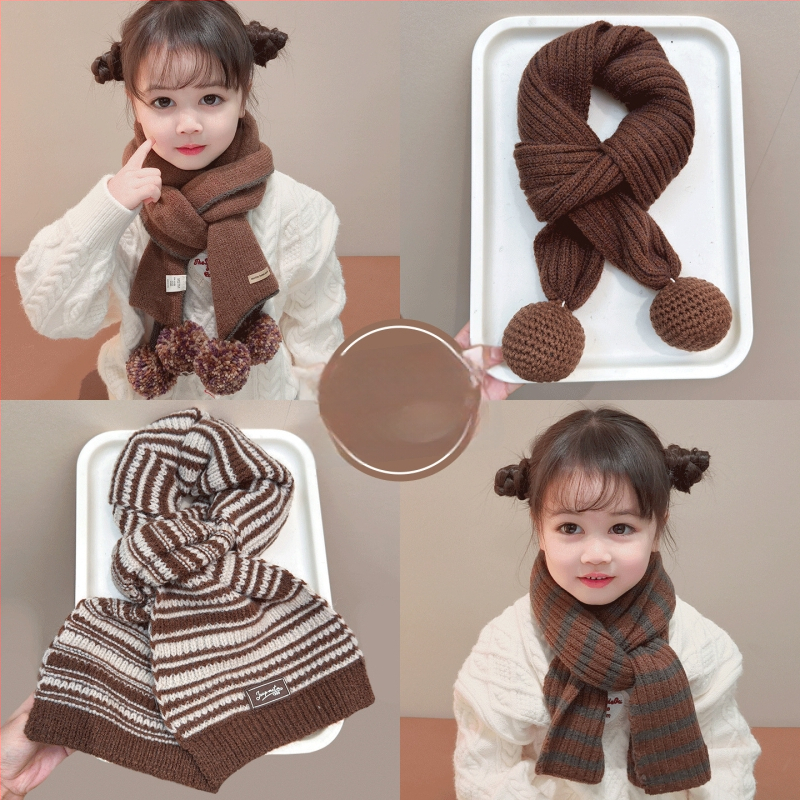 Πλεκτός καρό κασκόλ για κορίτσια — λαιμό-θερμαντήρας για τον χειμώνα, σχέδιο φθινόπωρο-χειμώνα 2025, ζεστό και προστατευτικό