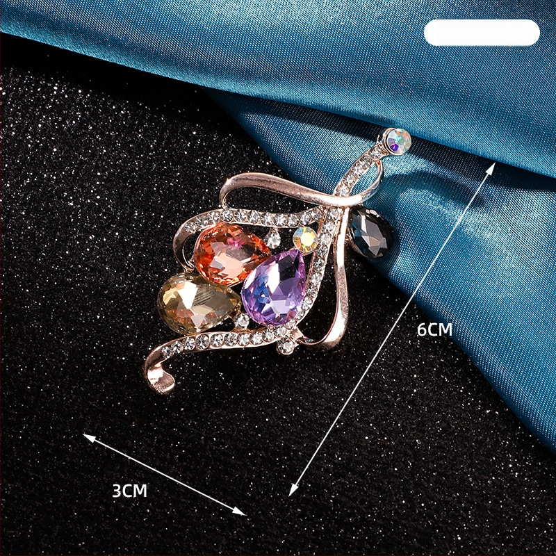 Broš - unisex cvjetni dizajn, legura, elektroplatiranje, korejski stil