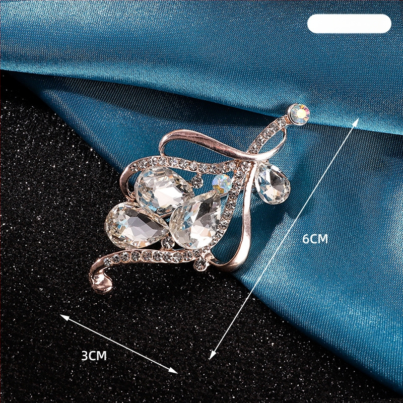 Broš - unisex cvjetni dizajn, legura, elektroplatiranje, korejski stil