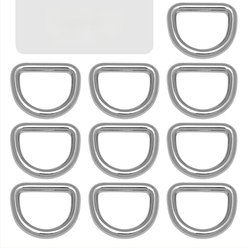 D-formas somas metāla sprādze – plecu siksnas savienotājs, Zhuoyue; Materiāls: metāls; Raksts: cits; Funkcija: cits