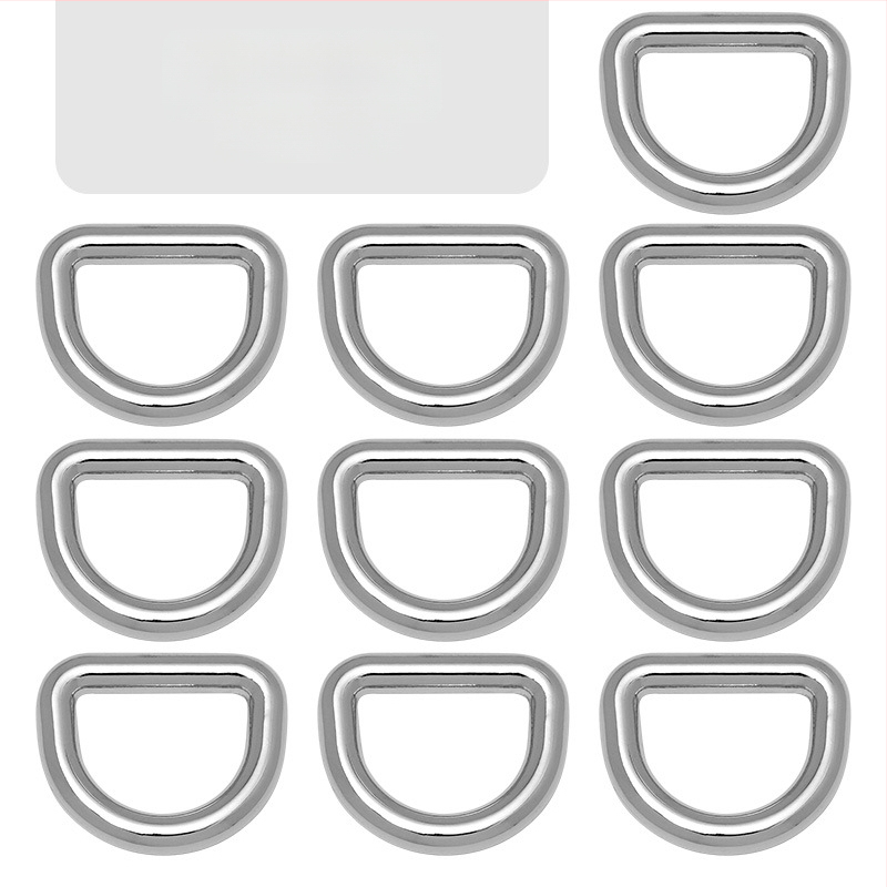 D-oblik spoj s kovinskim hardverom za torbu – Zhuoyue; Materijal: metal; Uzorak: drugi; Funkcija: druga