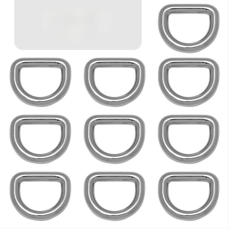 D-formas somas metāla sprādze – plecu siksnas savienotājs, Zhuoyue; Materiāls: metāls; Raksts: cits; Funkcija: cits