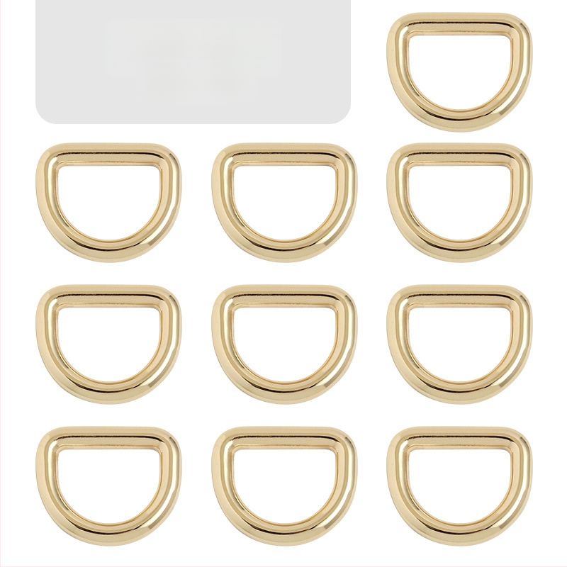 D-formas somas metāla sprādze – plecu siksnas savienotājs, Zhuoyue; Materiāls: metāls; Raksts: cits; Funkcija: cits
