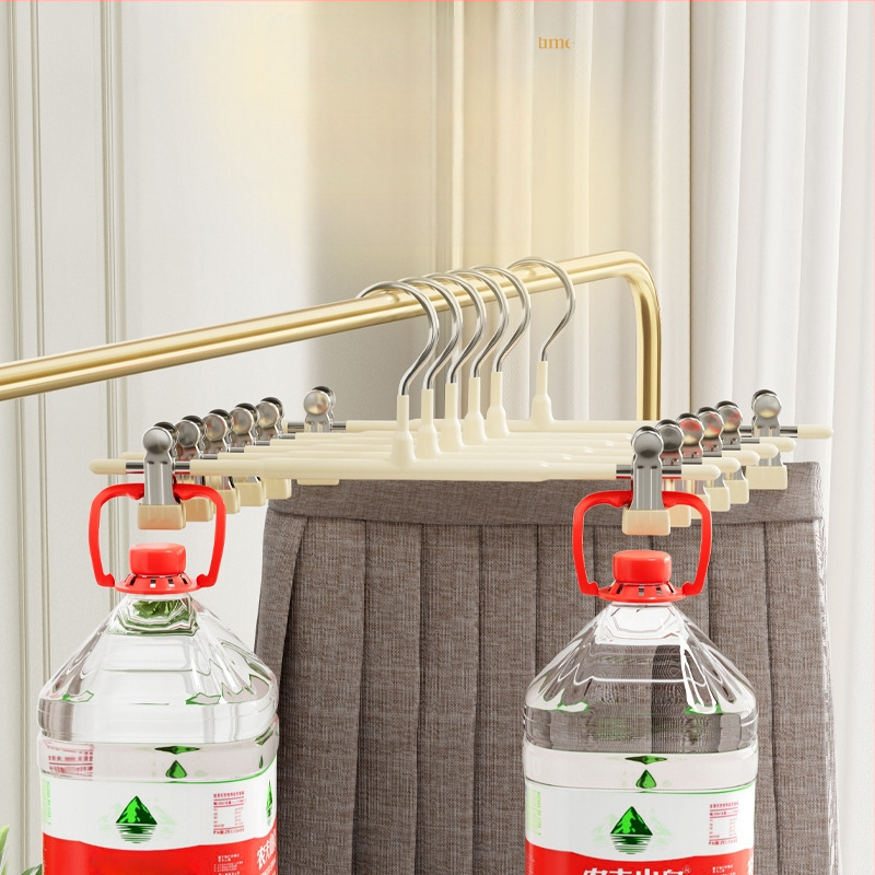 Κλιπ παντελονιών από ανοξείδωτο ατσάλι, σετ 5 τεμαχίων, αντιολισθητικό, χωρίς ίχνη πάνω στα ρούχα