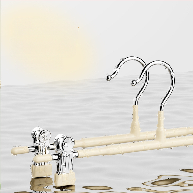 Κλιπ παντελονιών από ανοξείδωτο ατσάλι, σετ 5 τεμαχίων, αντιολισθητικό, χωρίς ίχνη πάνω στα ρούχα