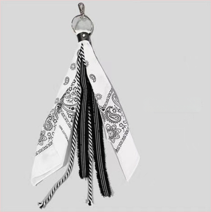 Lanț de talie cu esarftă mică pătrată pentru bandă de cap - Unisex - Poliester - Toate sezoanele - Vara 2025