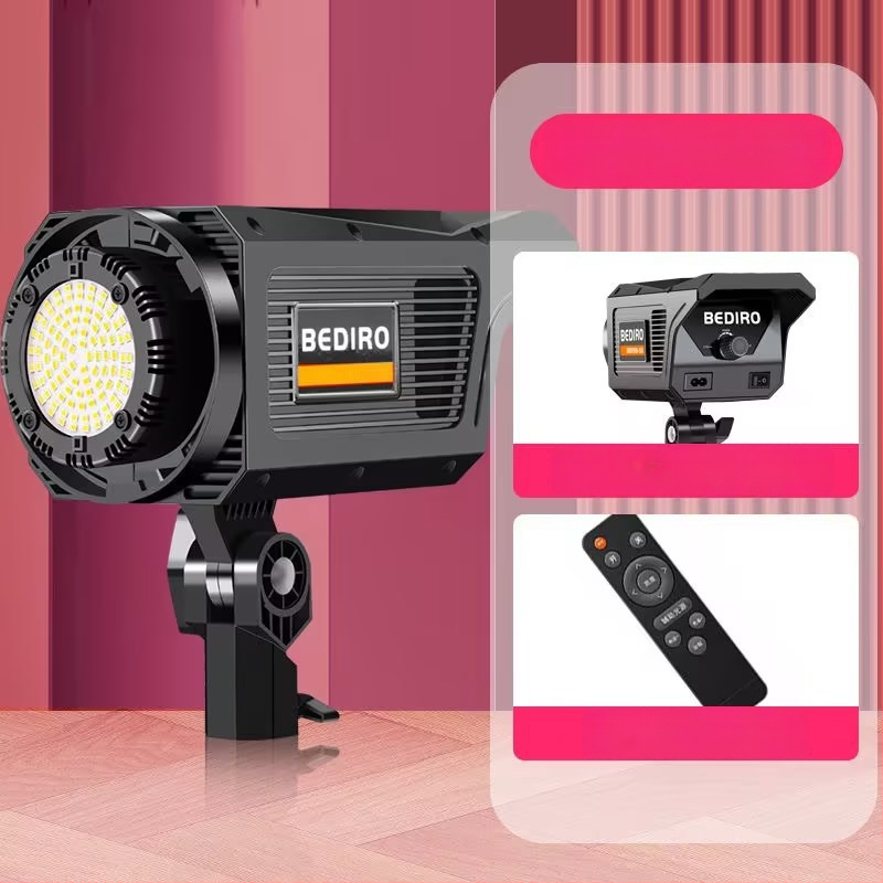 Sferisks mini papildus apgaismojums drēbju tiešraidei ar attālināto kontroli – 10W, modelis 345