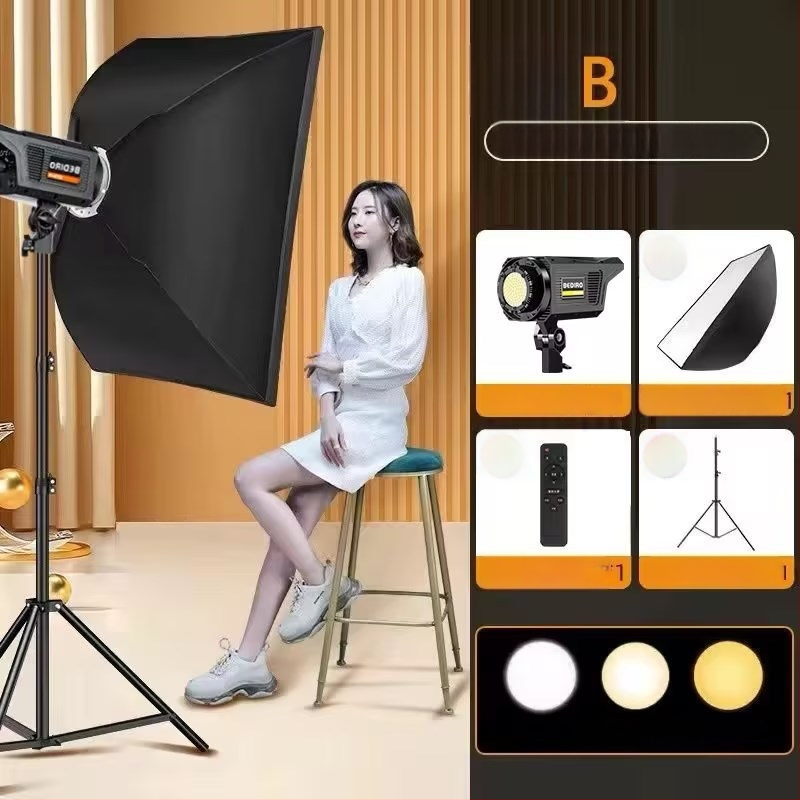 Sferisks mini papildus apgaismojums drēbju tiešraidei ar attālināto kontroli – 10W, modelis 345