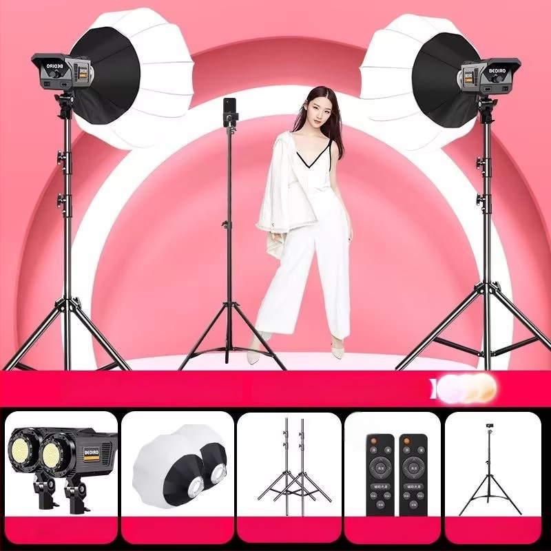 Sferisks mini papildus apgaismojums drēbju tiešraidei ar attālināto kontroli – 10W, modelis 345