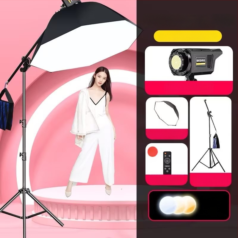 Sferisks mini papildus apgaismojums drēbju tiešraidei ar attālināto kontroli – 10W, modelis 345