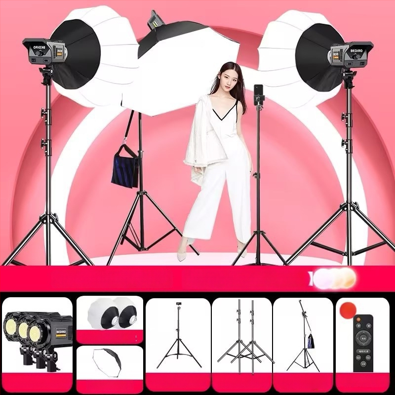 Sferisks mini papildus apgaismojums drēbju tiešraidei ar attālināto kontroli – 10W, modelis 345