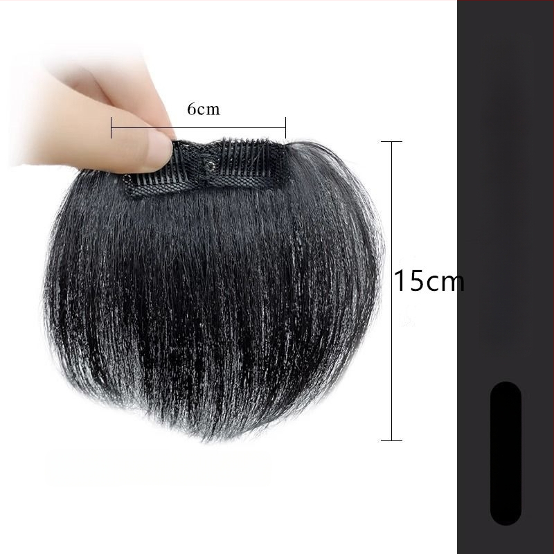 Vyrų plaukų linijos perukė - rankų audimo, ilgi žmogaus plaukai, plaukų linijos dengimas, galima dažyti