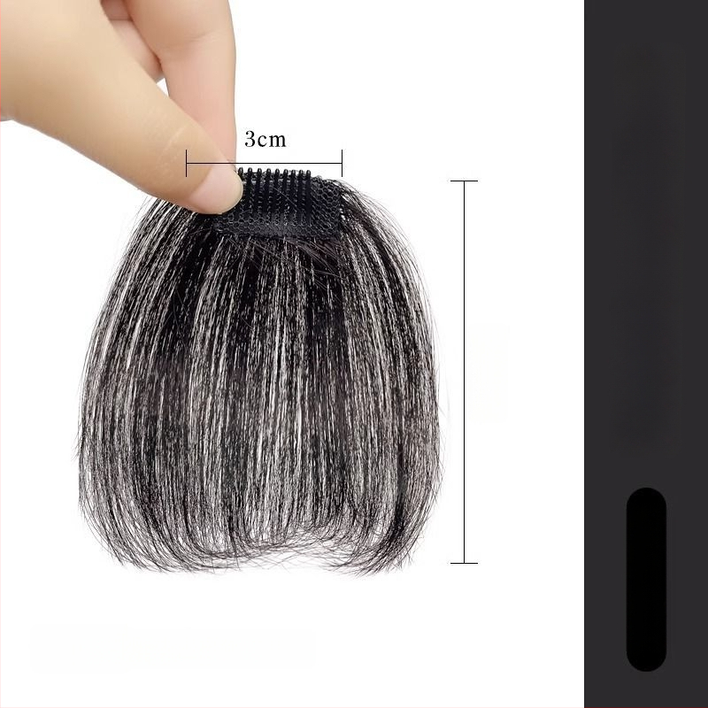 Vyrų plaukų linijos perukė - rankų audimo, ilgi žmogaus plaukai, plaukų linijos dengimas, galima dažyti