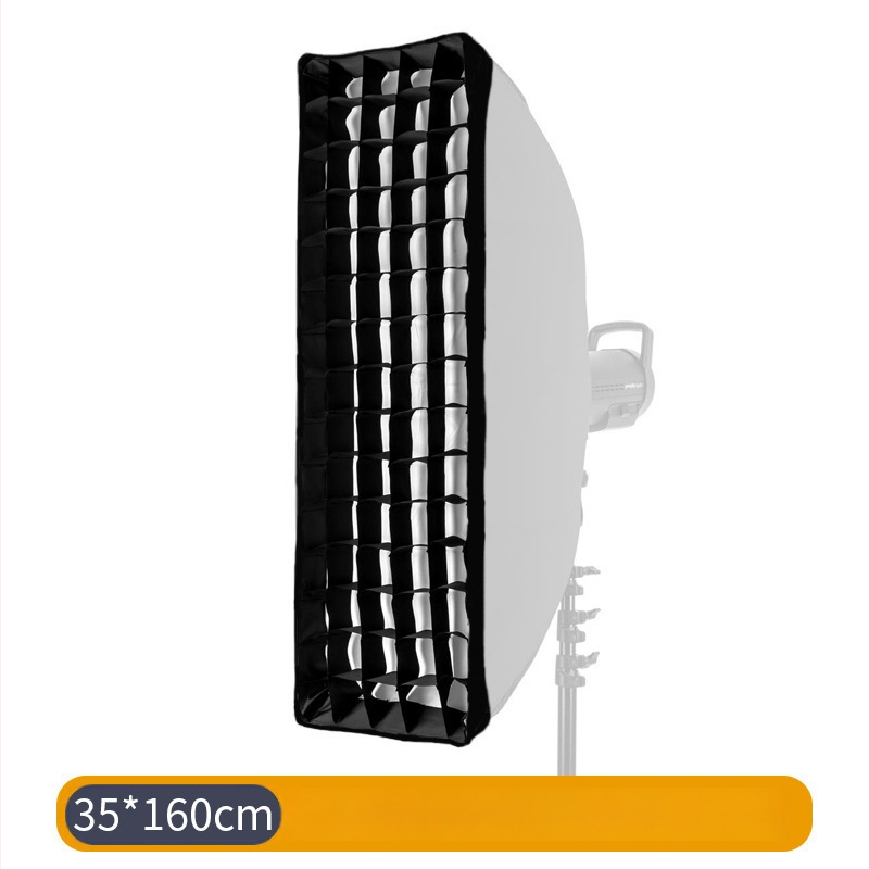 Softbox režģ ar bišu šūnu — garš taisnstūra astoņstūra dziļš parabolisks olu režģ Jinbei Shenniu priekš (Zīmols: An shi shui; Režģis: bišu šūnas; Saderība: Jinbei Shenniu; Paraboliskā dziļums: Dziļš)