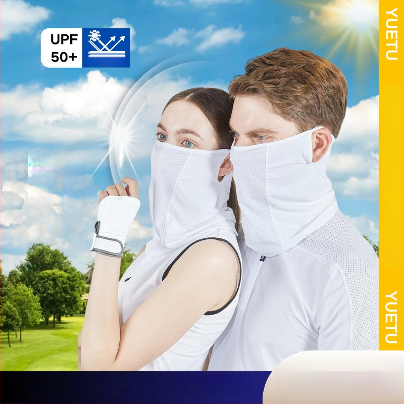 Ice Silk maska za lice s UV zaštitom za ljeto, prozračna, unisex, za vanjsku uporabu