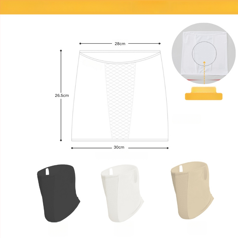 Ice Silk maska za lice s UV zaštitom za ljeto, prozračna, unisex, za vanjsku uporabu