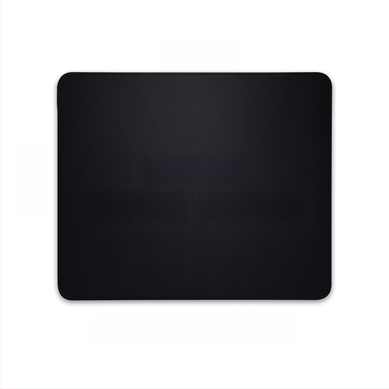 Персонализирана подложка за мишка от гума и кожа, двустранна офисна настолна подложка, печат на лого с топлинен трансфер, OEM обработка