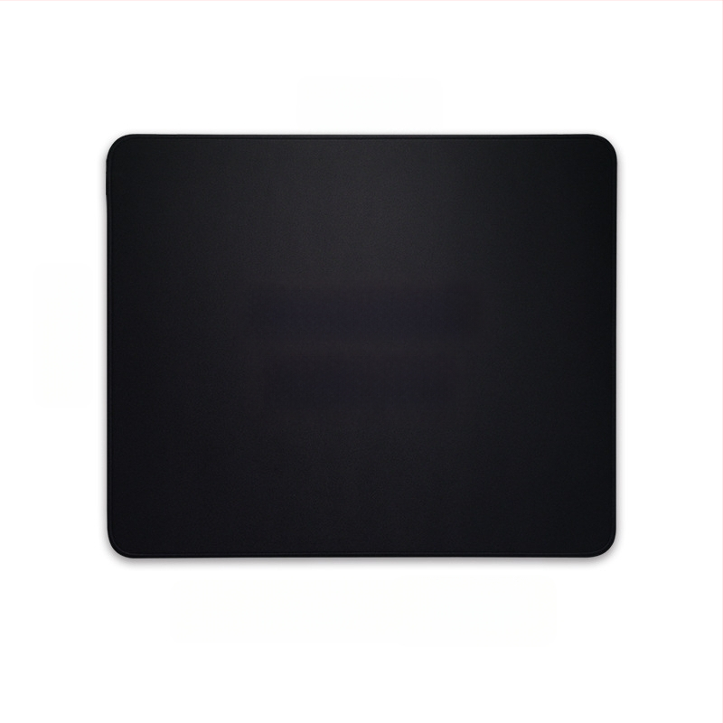 Персонализирана подложка за мишка от гума и кожа, двустранна офисна настолна подложка, печат на лого с топлинен трансфер, OEM обработка