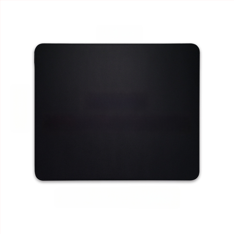 Персонализирана подложка за мишка от гума и кожа, двустранна офисна настолна подложка, печат на лого с топлинен трансфер, OEM обработка