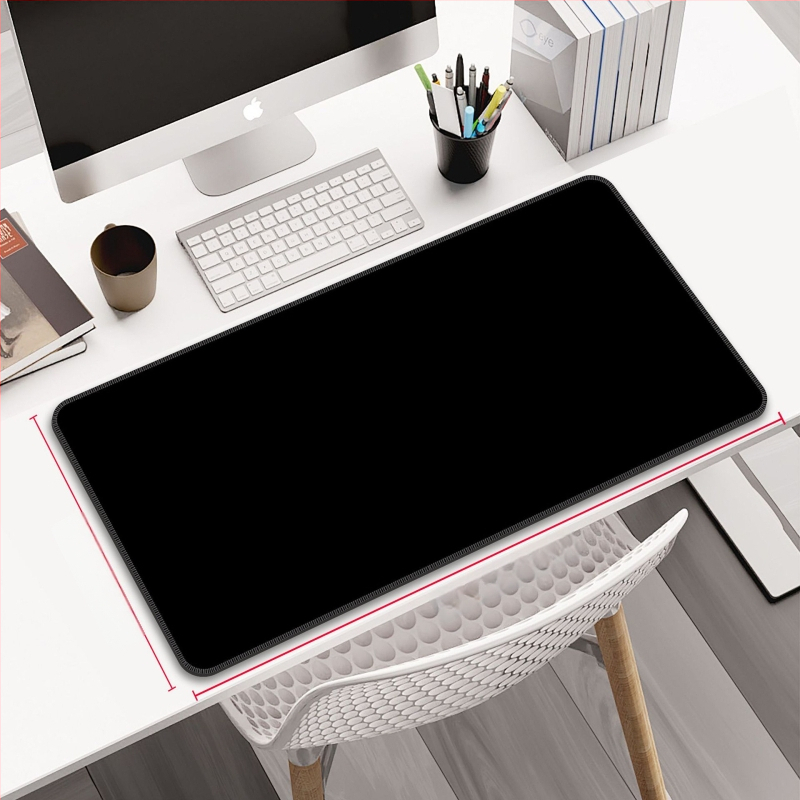 Персонализирана подложка за мишка от гума и кожа, двустранна офисна настолна подложка, печат на лого с топлинен трансфер, OEM обработка