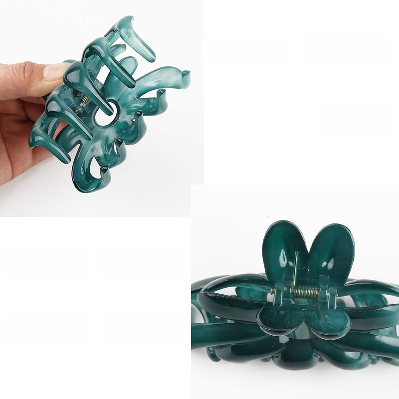 Grip klips za kosu, akril, antički stil, literarno retro dizajn, dodatak za glavu