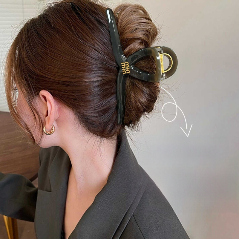 Akrila matu klips ar turētāju, roku darbs, minimālistiskais stils, vasara 2024