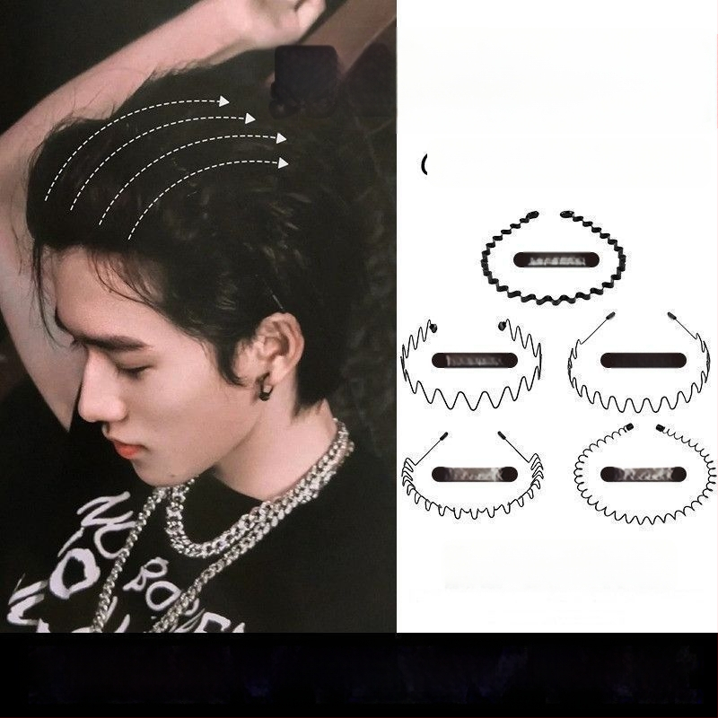 Neredzamā matu siksna vīriešiem – galvas siksna atpakaļ vai viļņainiem matiem, roku darbs, universāls, 2023. gada pavasaris