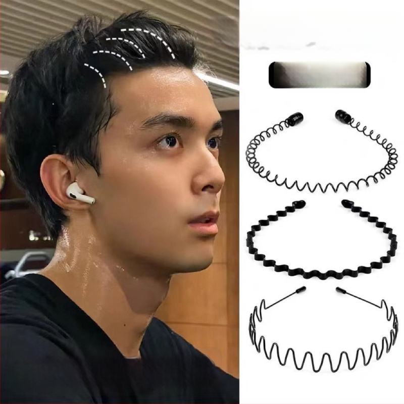 Neredzamā matu siksna vīriešiem – galvas siksna atpakaļ vai viļņainiem matiem, roku darbs, universāls, 2023. gada pavasaris