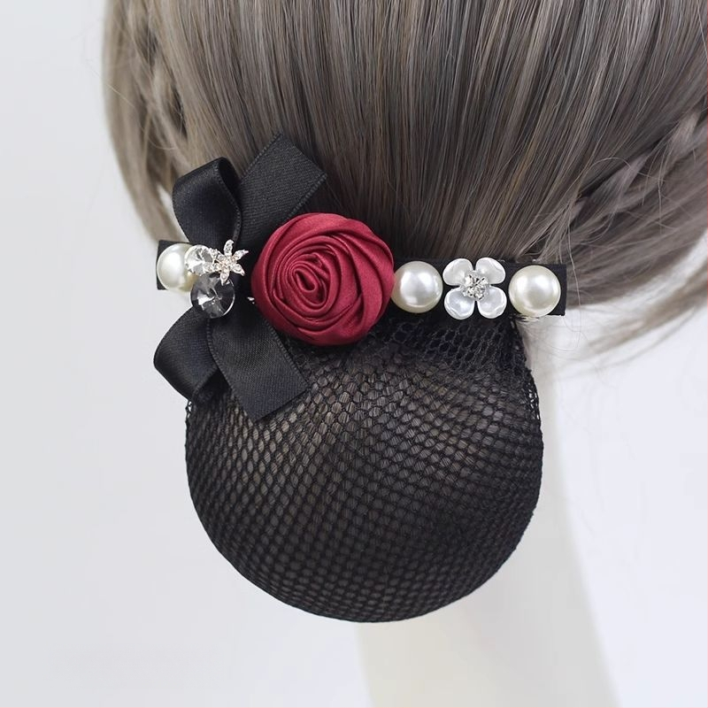 Plaukų tinklas moterims, vintyvo stiliaus iš audinio, unikali prekė, vasara 2021