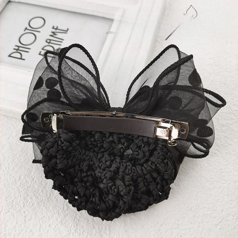 Plaukų segtukas su gėle ir kaspinu; šilko siūlai; kaspino dizainas; 2021 vasara